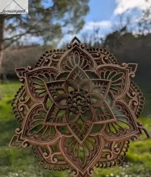 Mandala en bois Ma boutique