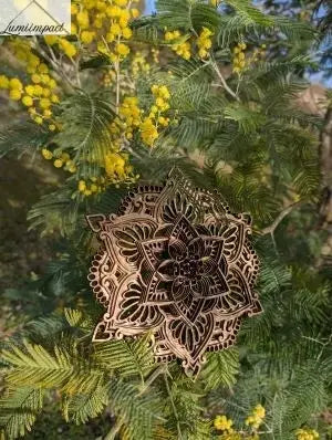 Mandala en bois Ma boutique