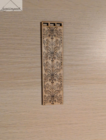 Marque page en bois - 12 cm - Lumi Impact