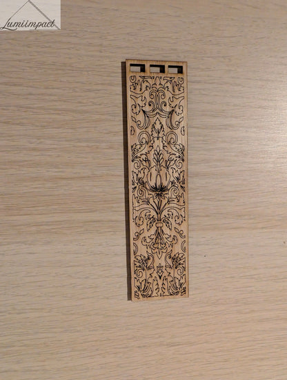 Marque page en bois - 12 cm - Lumi Impact
