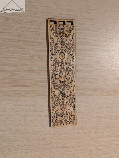 Marque page en bois - 12 cm - Lumi Impact